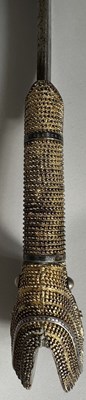 Lot 26 - A CAUCASIAN SHASQA, RUSSIAN SILVER MARKS FOR 1908-1917