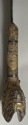 Lot 26 - A CAUCASIAN SHASQA, RUSSIAN SILVER MARKS FOR 1908-1917