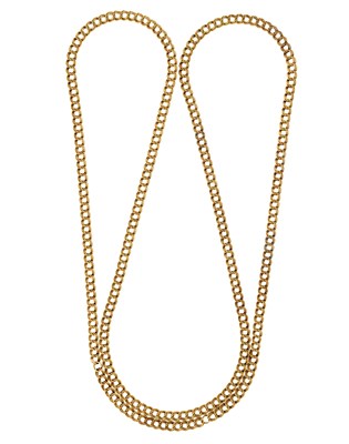 Lot 335 - GOLD LONG CHAIN
