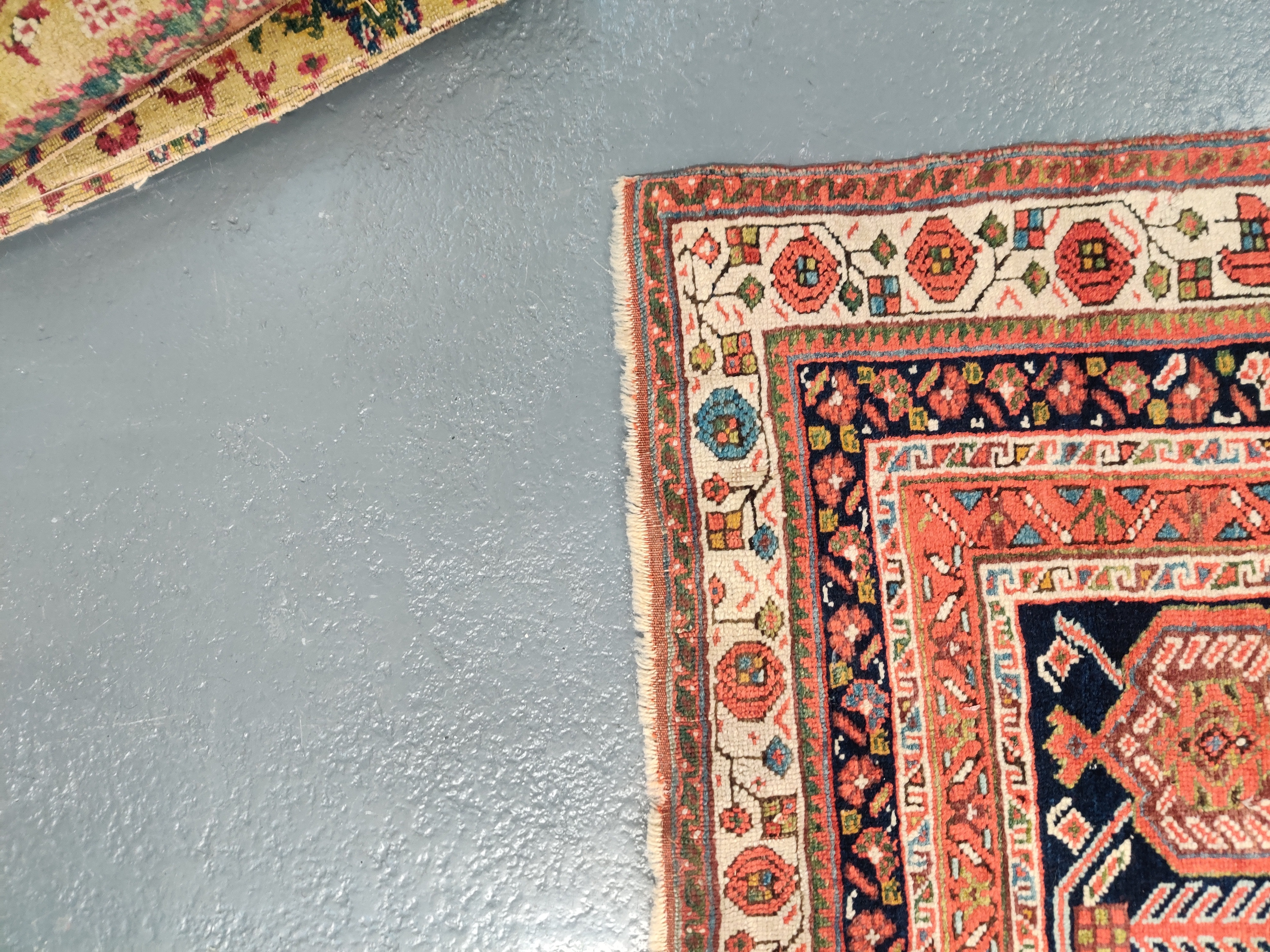 Lot 195 - AN AFSHAR 'SHIELD' RUG, SOUTH PERSIA, SECOND