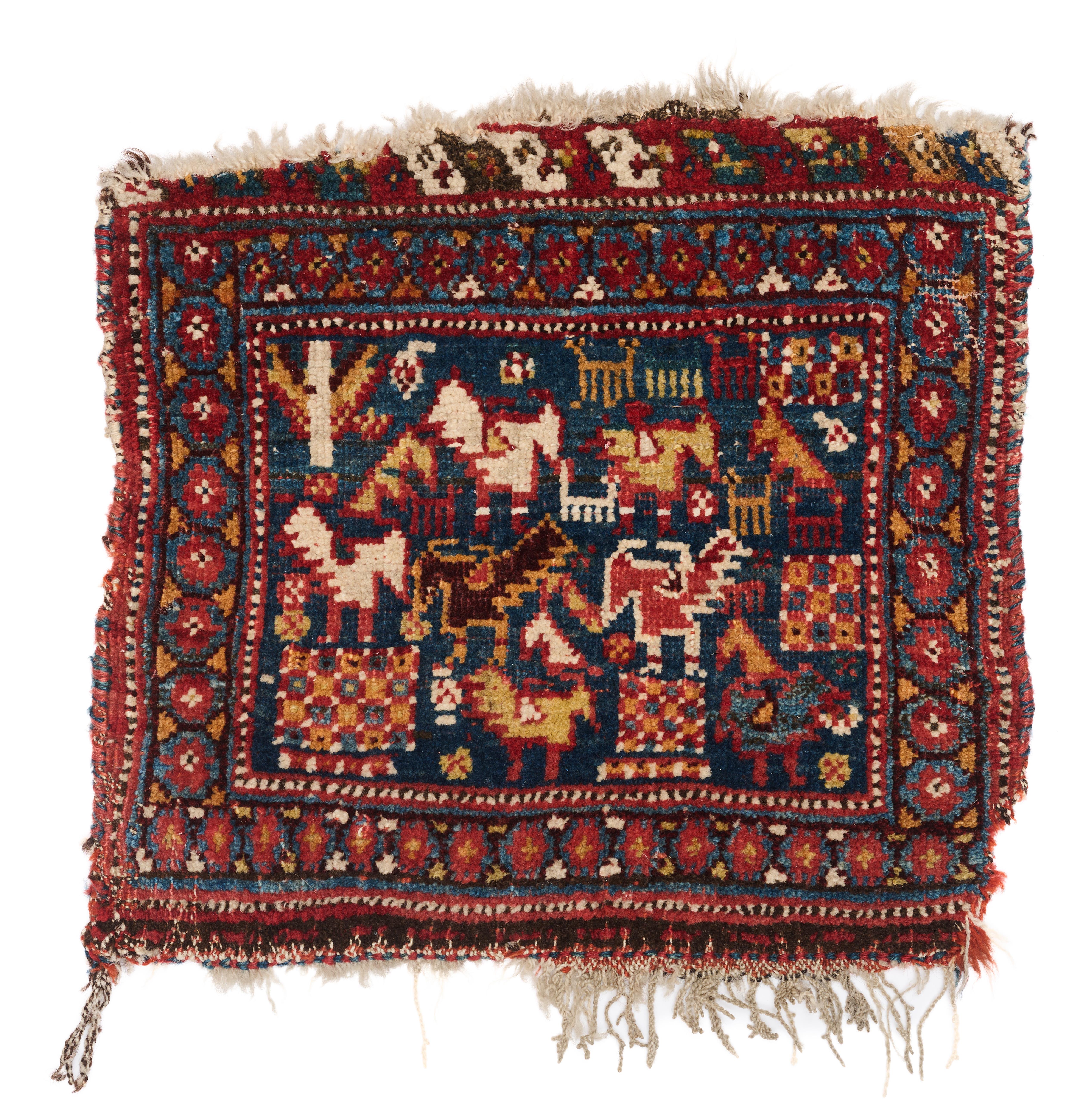 Lot 239 - A KHAMSEH SMALL 'CHICKEN' BAG FACE, SOUTH