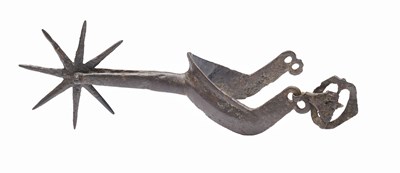 Lot 3 - A RARE ENGLISH SPUR, SECOND QUARTER OF THE 15TH CENTURY