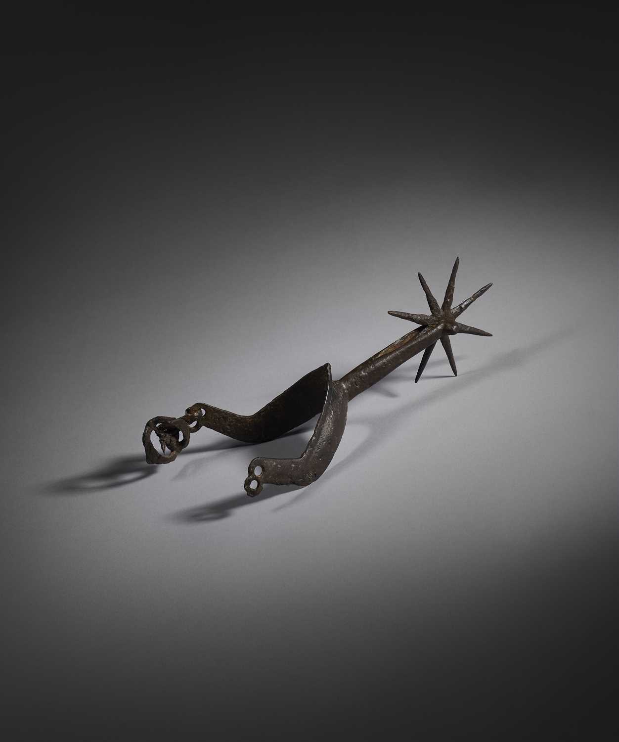 Lot 3 - A RARE ENGLISH SPUR, SECOND QUARTER OF THE 15TH CENTURY