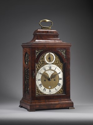 Lot 37 - A GEORGE III MAHOGANY TABLE CLOCK, JOSEPH PROCTOR, LONDON, CIRCA 1775