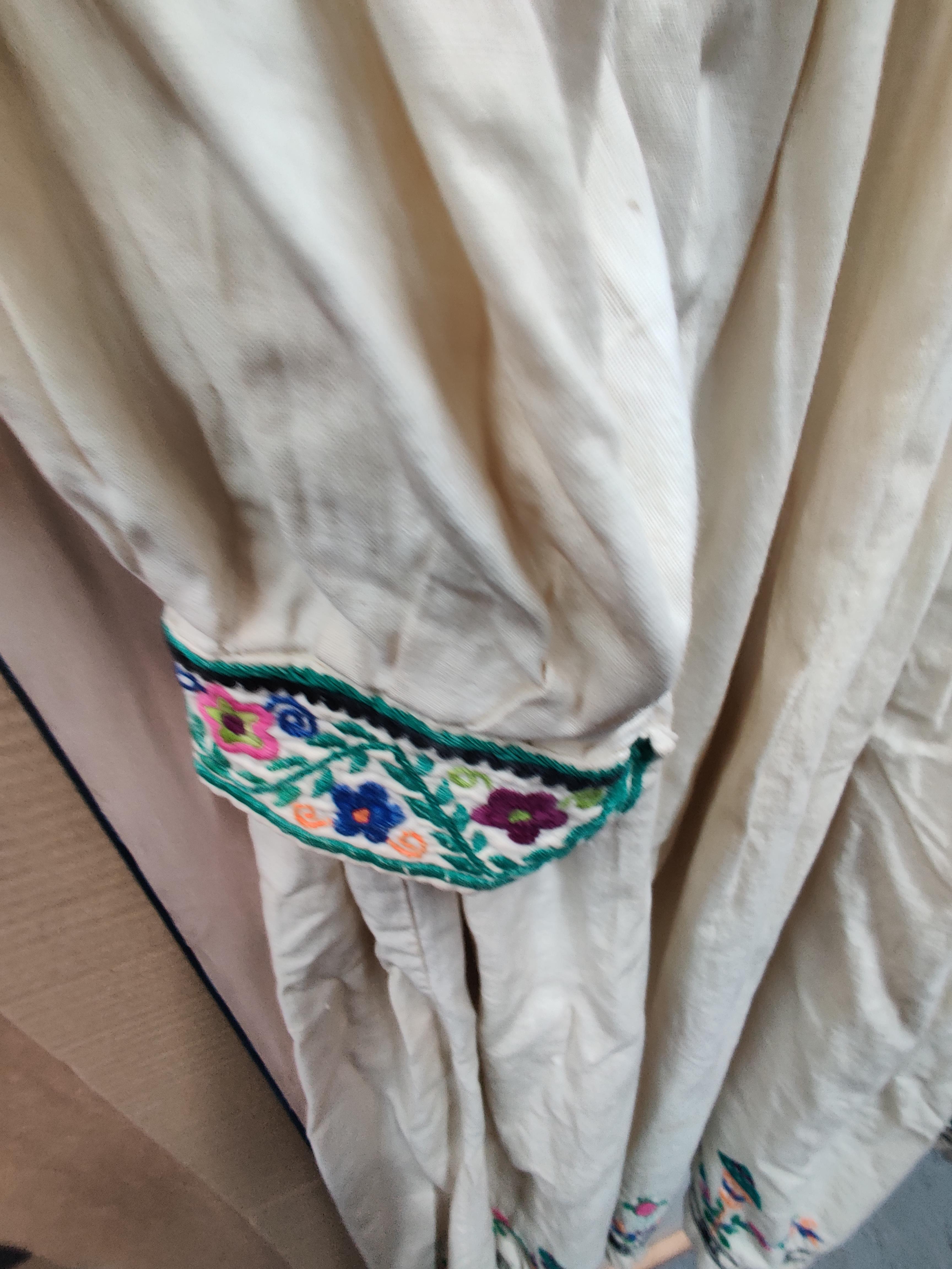 Lot 164 - A HAZARA EMBROIDERED MANS TUNIC, CIRCA 1920,