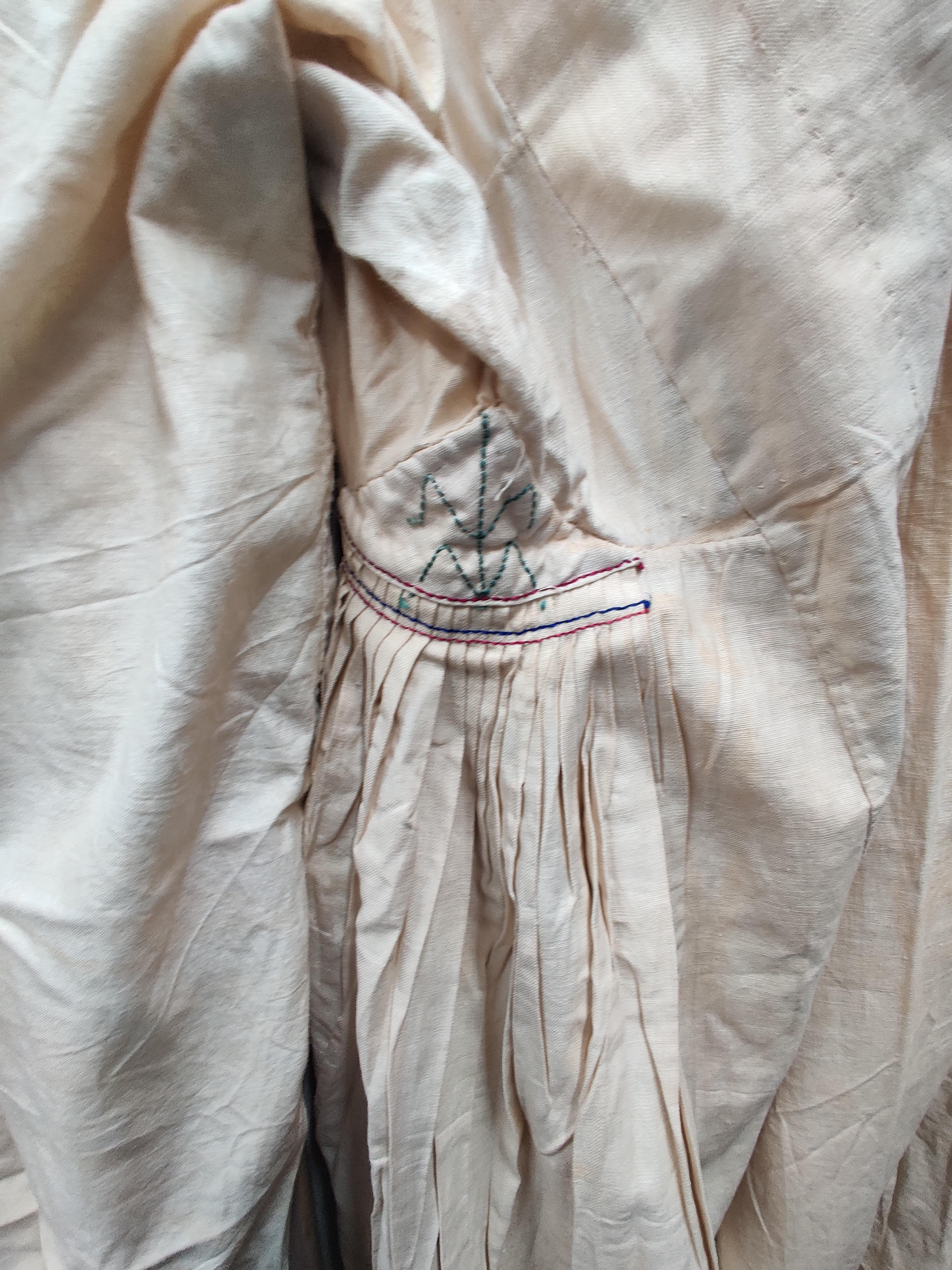 Lot 164 - A HAZARA EMBROIDERED MANS TUNIC, CIRCA 1920,