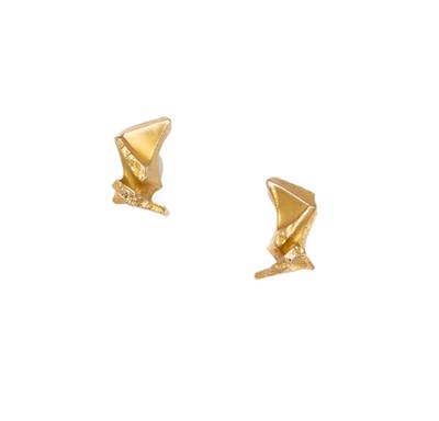 Lot 242 - BJORN WECKSTROM, LAPPONIA: A PAIR OF EARRINGS
