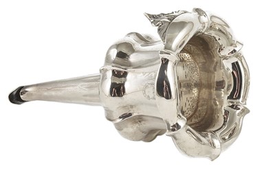 Lot 647 - A WILLIAM IV SILVER WINE FUNNEL