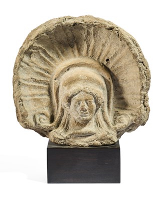 Lot 11 - AN ETRUSCAN ANTEFIX, ITALY, CIRCA 5TH CENTURY B.C.