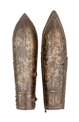Lot 101 - TWO INDO-PERSIAN ARM DEFENCES (BAZU BANDS), 19TH CENTURY