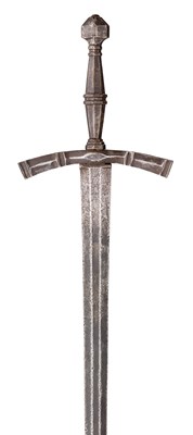 Lot 355 - A BROADSWORD IN 15TH CENTURY STYLE