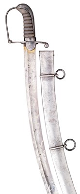 Lot 371 - A GEORGIAN 1796 PATTERN LIGHT CAVALRY OFFICER'S SWORD