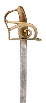 Lot 385 - A DANISH MODEL 1831 JUNIOR OFFICER'S SWORD AND ANOTHER REGULATION SWORD