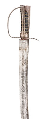 Lot 388 - A COMPOSITE SWEDISH OFFICER'S SABRE WITH DOUBLE FOLDING SIDE-GUARDS