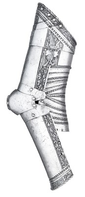 Lot 406 - A NORTH GERMAN VAMBRACE FOR THE RIGHT ARM
