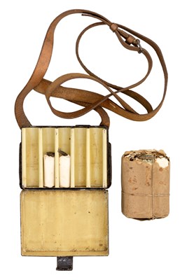 Lot 425 - A RARE CARRYING CASE FOR ELEY'S PATENT WIRE CARTRIDGES