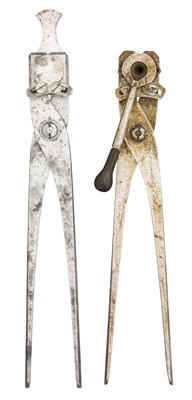 Lot 428 - TWO STEEL BULLET MOULDS FOR .500 CALIBRE LANCASTER BULLETS