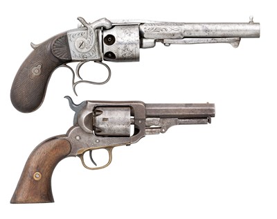 Lot 435 - A .31 CALIBRE U.S. FIVE-SHOT PERCUSSION REVOLVER