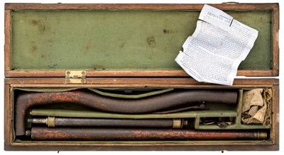 Lot 438 - A CASED .32 CALIBRE AIRCANE