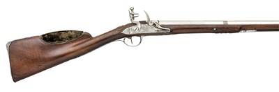 Lot 448 - A 16 BORE FRENCH FLINTLOCK SPORTING GUN BY LE PAGE A PARIS
